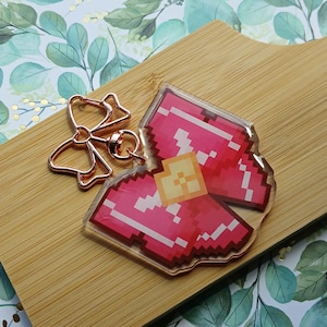 Overwatch Dokiwatch Bow Acrylic Keychain