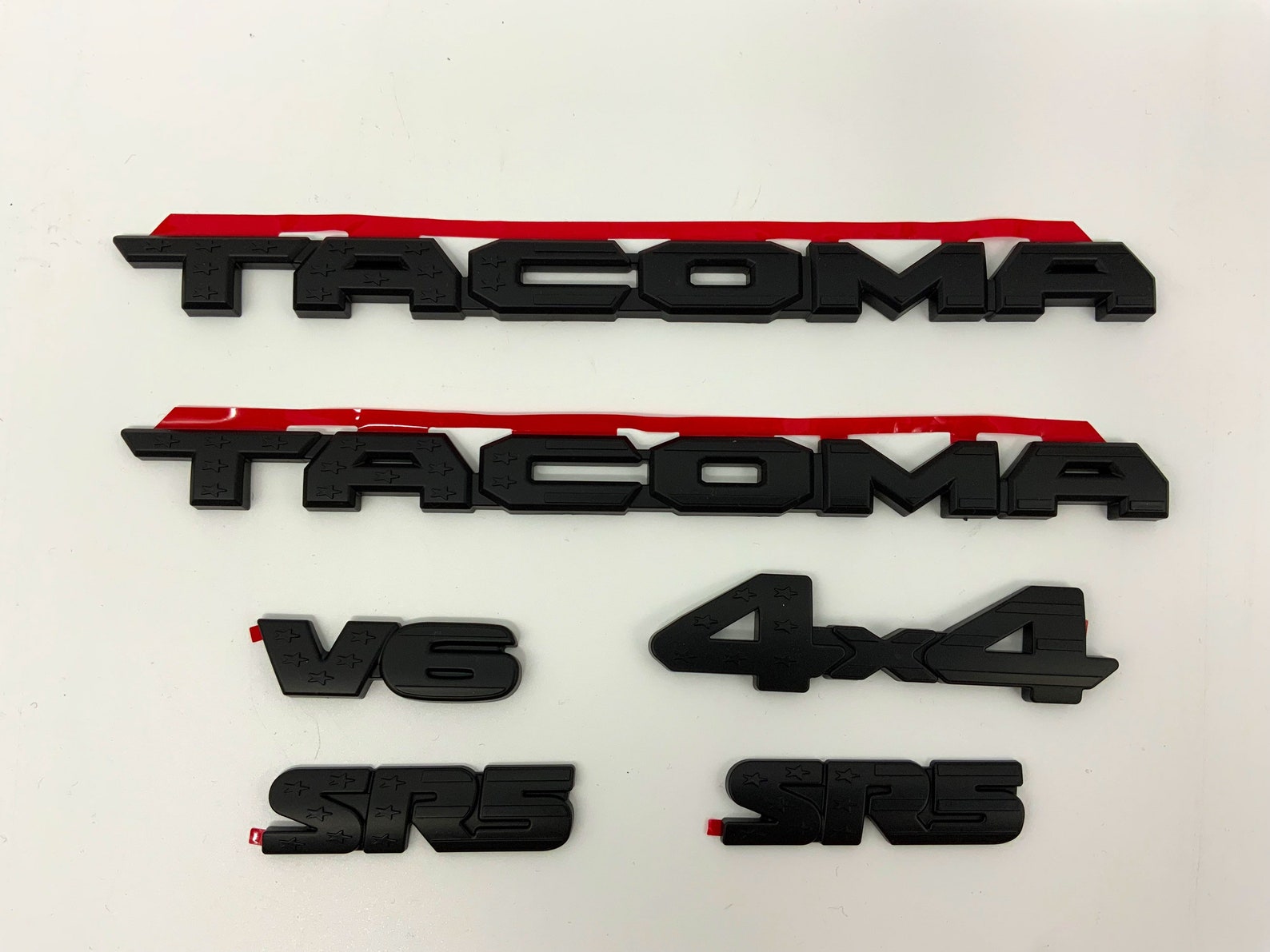 Blackout Emblem Overlays for Toyota American Flag Etsy