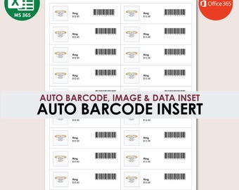 Barcode Line Sheet: Automated Excel Workbook (Desktop Version)