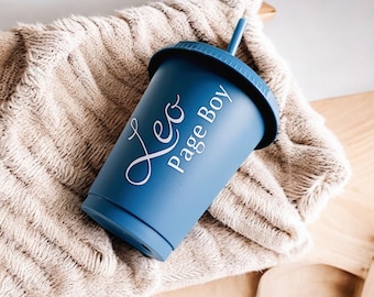 Personalised Bridal Party Cups, 16oz Bridesmaid & Page Boy Gifts
