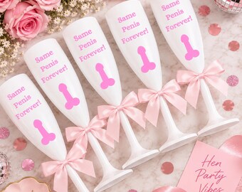Same Penis Forever – Funny Hen Party Gifts | Personalised Hen Weekend Accessories | Bride Squad Gifts
