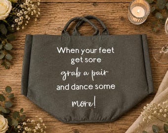 Wedding Flip Flop Basket, Bridal Reception Decor, Guest Favour, After Party Accessory, 4 Colours