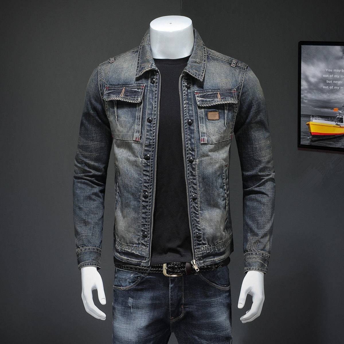 ★ Jeans★Essential Flag Collar Jacket ★ Tommy Hilfiger Jeans Denim Men's Flag Trucker Jacket, L | eBay