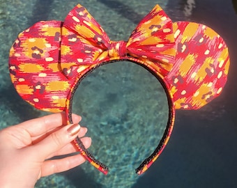 Sunset Animal Print Mouse Ears