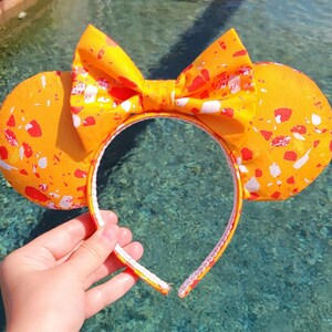 Neon Splattered Mouse Ears