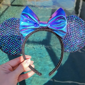 Iridescent Rhinestone Mouse Ears