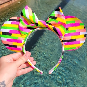 Neon Patterned Mouse Ears