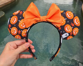 Halloween Pumpkin Mouse Ears