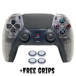 Crystal Retro x NEW DualSense Playstation 5 Custom PS5 Controller +Grips