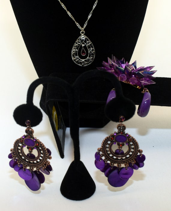 Vintage assorted purple set - image 5