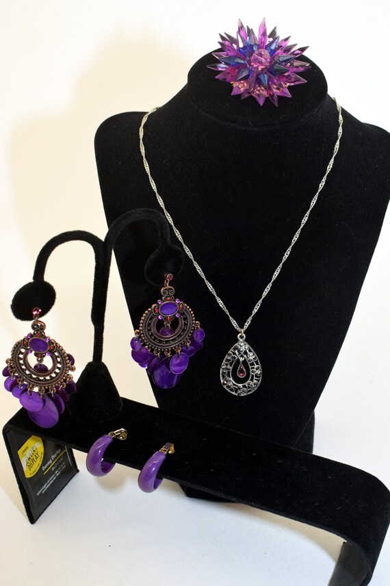 Vintage assorted purple set - image 8