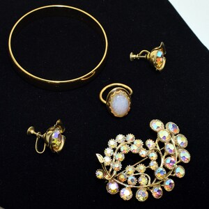 Vintage iridescent set