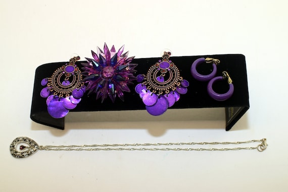 Vintage assorted purple set - image 4
