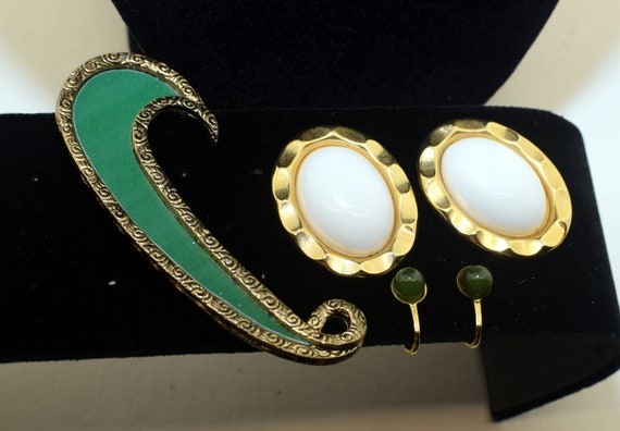 Vintage green and white set - image 2