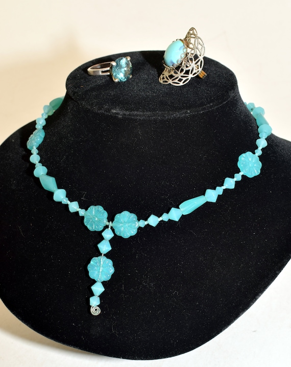 Vintage handmade statement necklaces - image 5