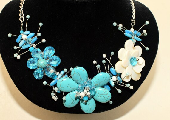 Vintage handmade statement necklaces - image 8
