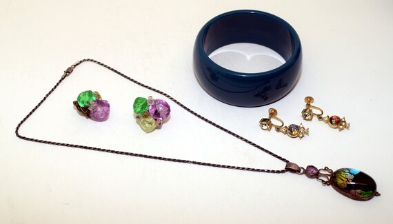 Vintage butterfly wing effect set