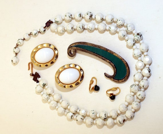 Vintage green and white set - image 5