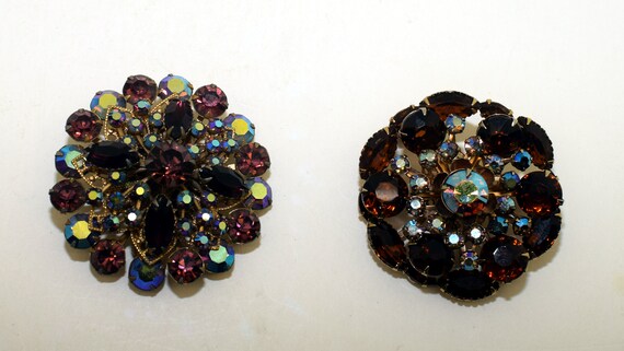 Two vintage unsigned beautiful brooches - image 5