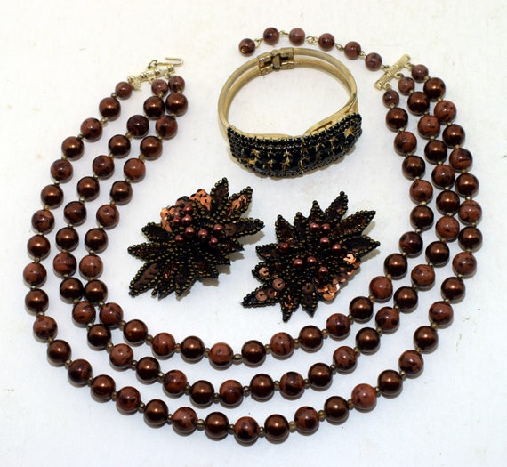 Vintage jewelry set - image 3