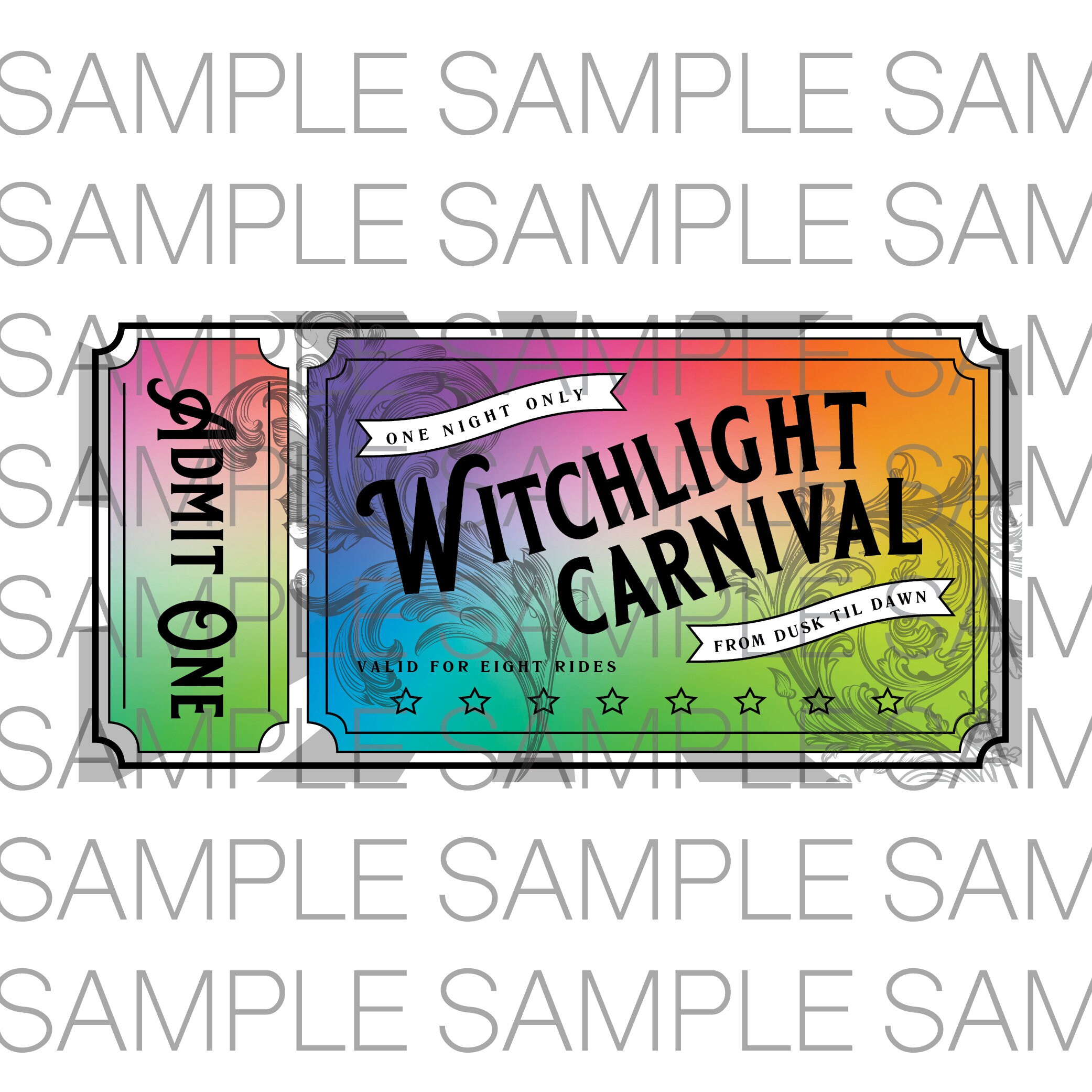 Witchlight Carnival Ticket DIGITAL DOWNLOAD Etsy