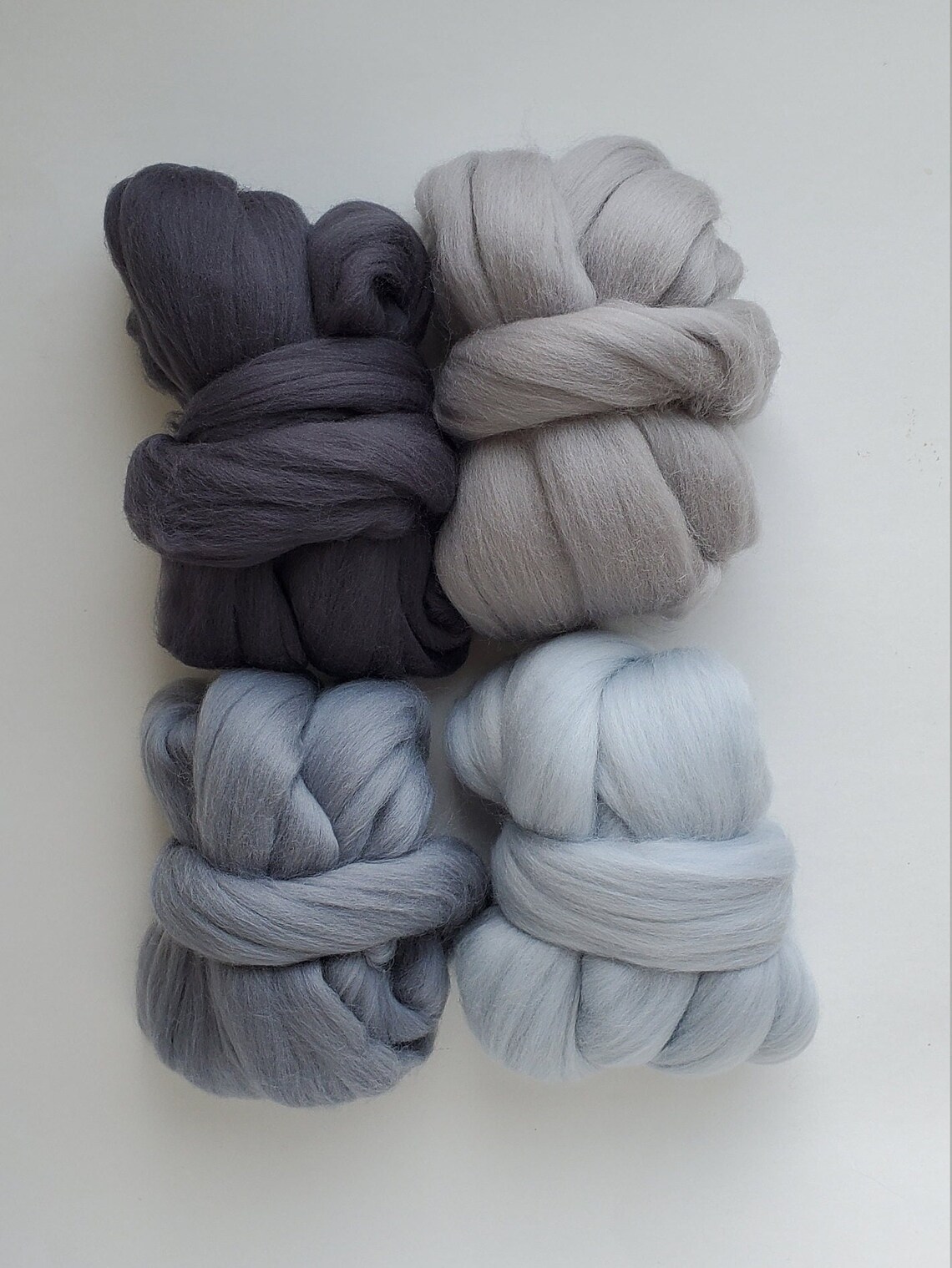 Merino Wool Roving, Felting Fiber Pack, Wool Roving Pack, Wool Roving ...