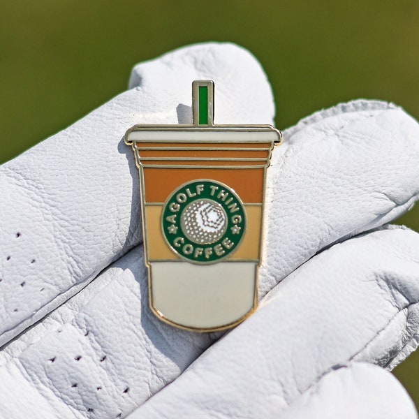 Coffee Cup Golf Ball Marker