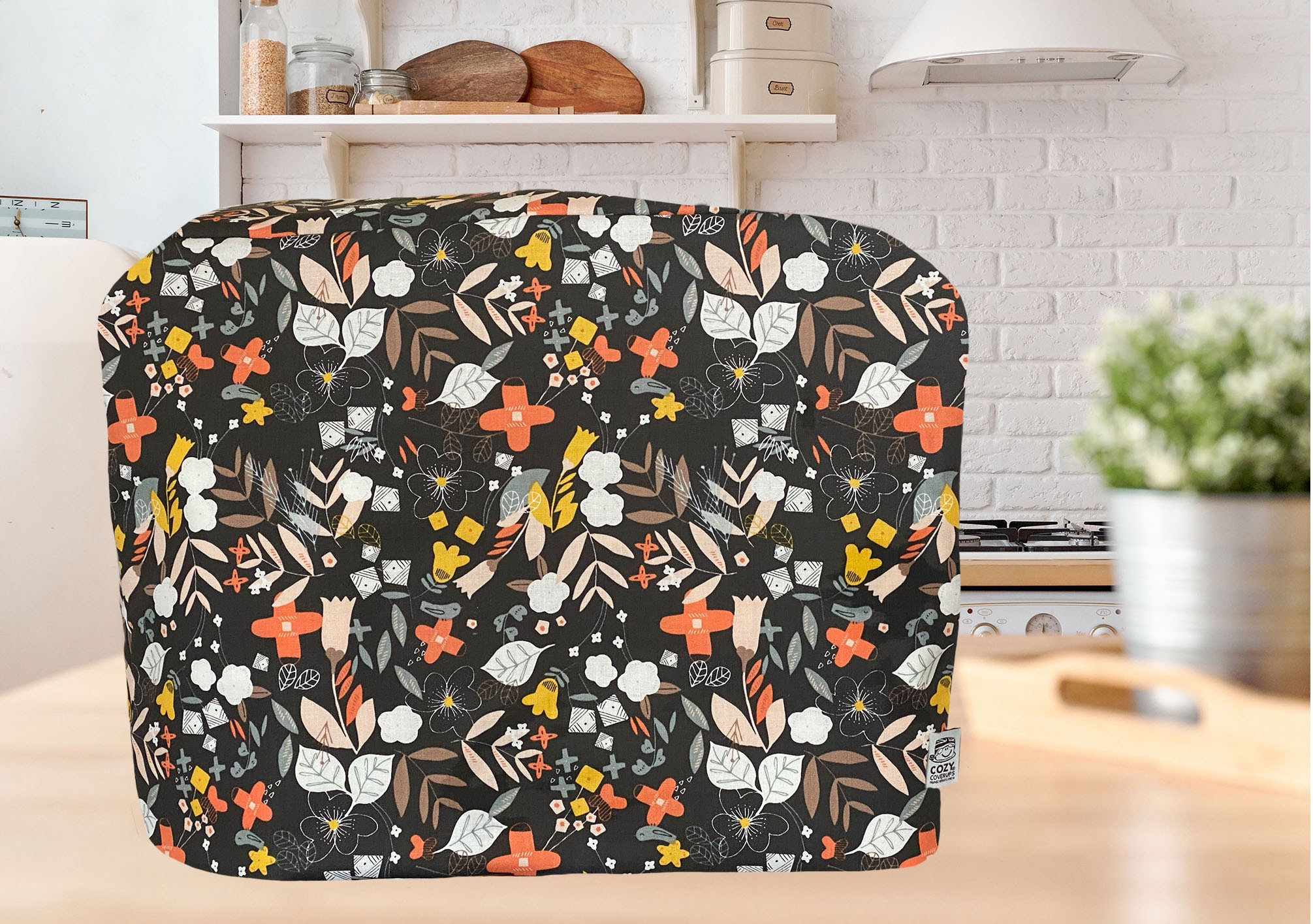 Cozycoverup Dust Cover for Food Mixer Black Floral kitchenaid Etsy UK