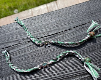 象のチャームブレスレット - Etsy 日本