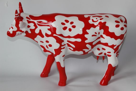 Marcel Wanders Cowparade Cow Parade Resin Koe Beeld 2007 - Etsy