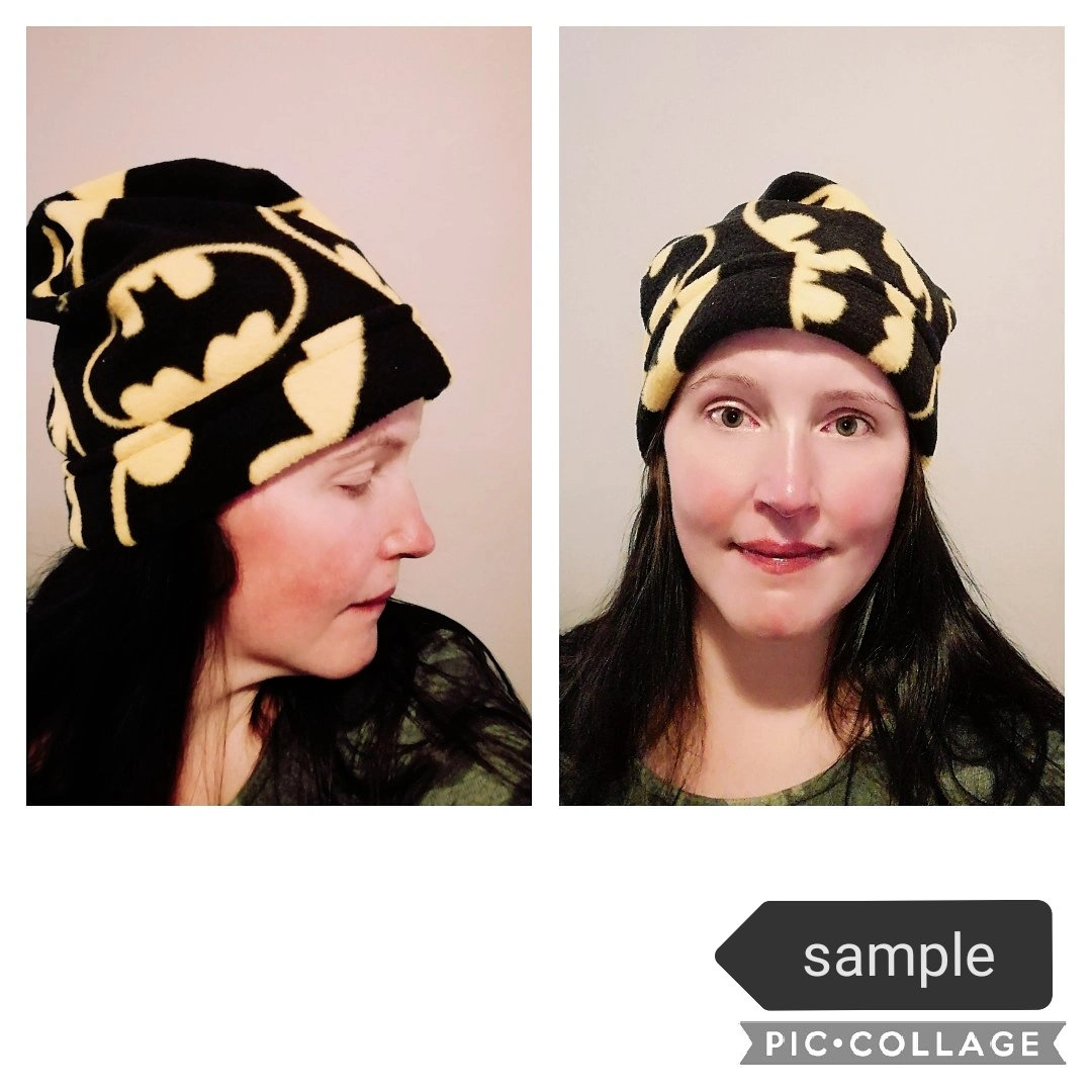 Slouchy Hats - Weeds (fleece) - Etsy display picture 3