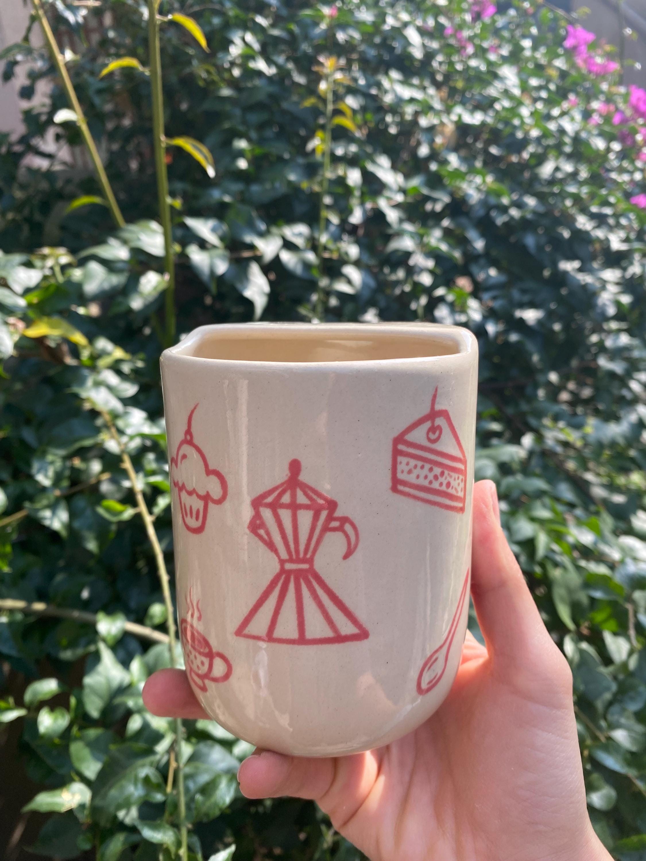 予約販売 セラミック製トラベルマグ、手作り陶器製コーヒー・紅茶