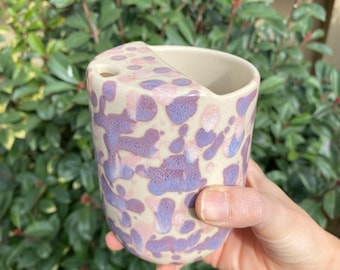 Pre- Order Handmade Speckled Stoneware Travel Mug – Modern Pottery Coffee Cup