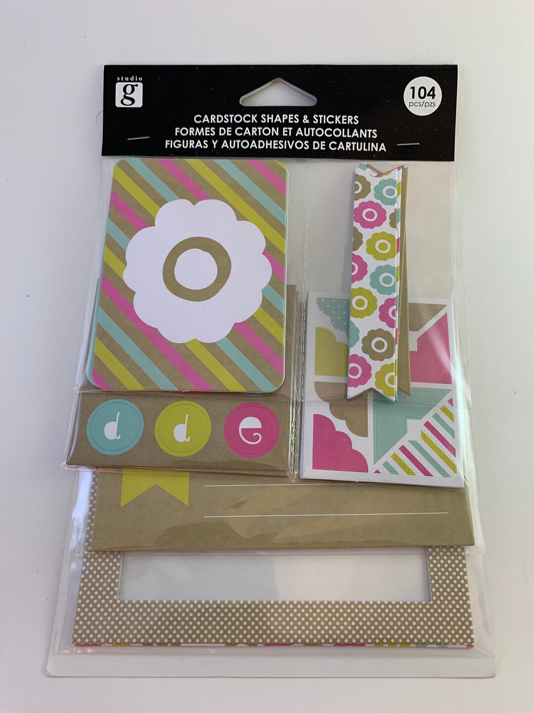 Cardstock Shapes and Stickers Etsy