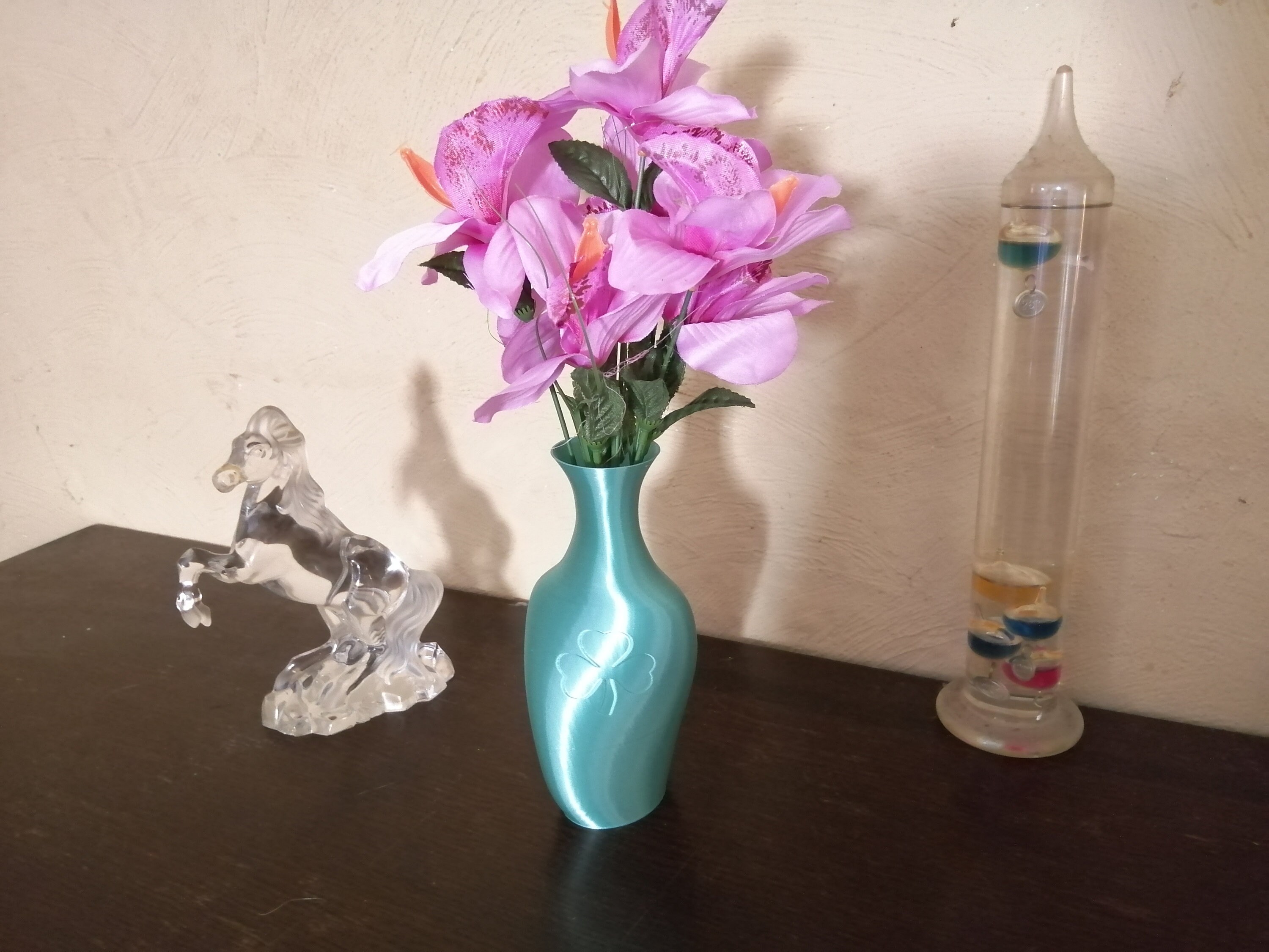 Soliflore Impression 3D Motif Tréfle