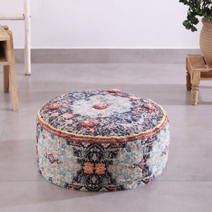 Stunning Moroccan Cushion Cover, Pouf, Beanbag, Yoga Meditation Cushion, Ottoman, Footstool, Home Decor Gift, Kilim Floor Cushion