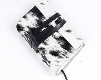 Vintage Cowhide Leather Journal: Handmade Recycled Paper Notebook Gift For Her Him Birthday Anniversary