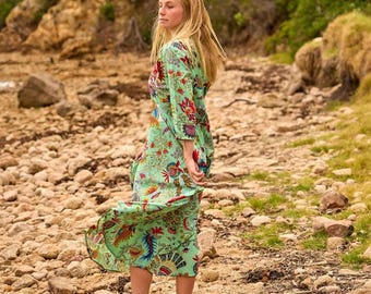 breezy bohemian maxi dress product info and reviews Breezy Bohemian' 100% Cotton Maxi Dress