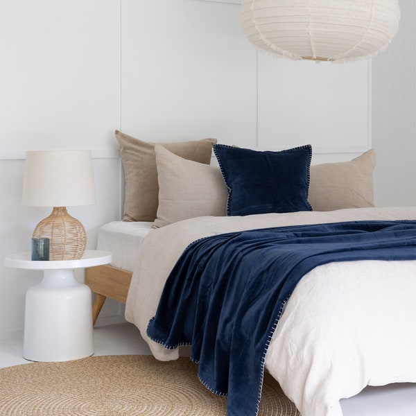 Velvet Throw Blanket Etsy