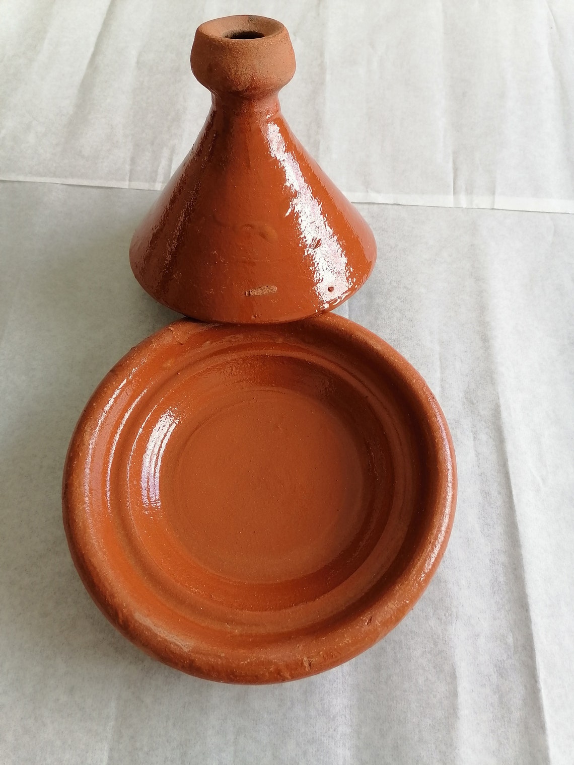 Hand Painted Small Tagine Pot Food Safe Clay Ceramic Glazed Etsy