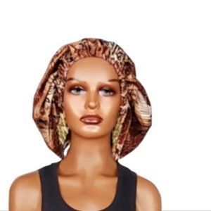 Reversible Satin Hair Bonnet | Large Adult Cap