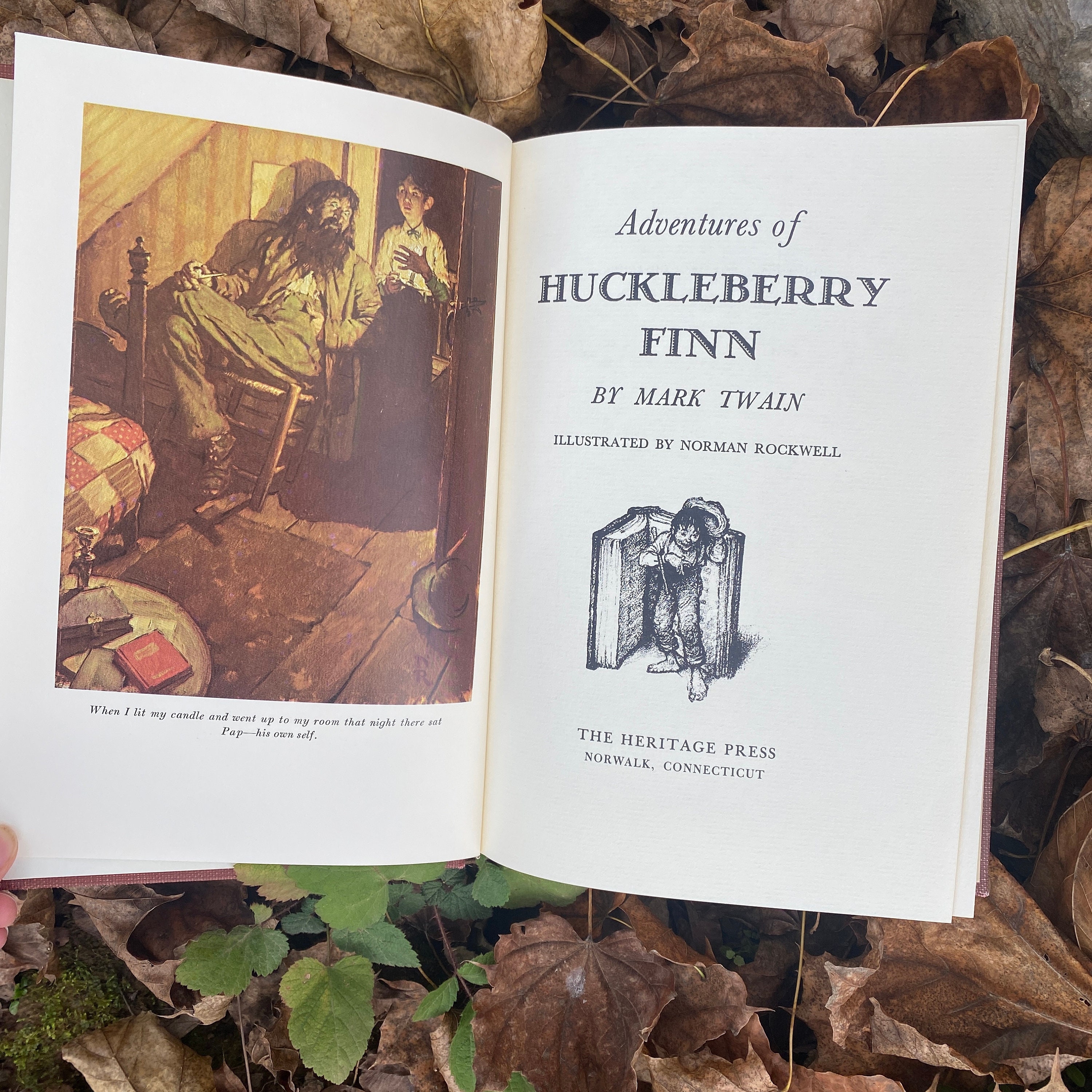 Huckleberry Finn Illustrated By Norman Rockwell