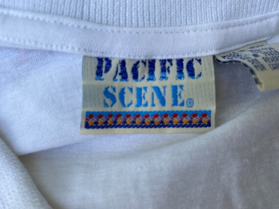 Vintage 70's-80's Pacific Scene Tribal Polo Shirt… - image 3