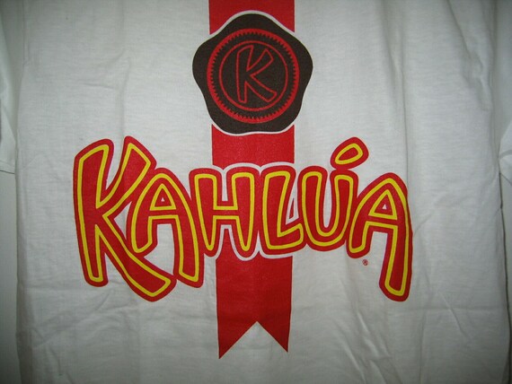 VTG 70's Kahlua Liquor Advertising T Shirt Touch … - image 4