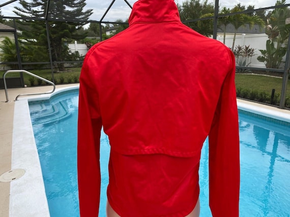 Moss Brown Goretex Red Waterproof Jacket womens XS - image 4