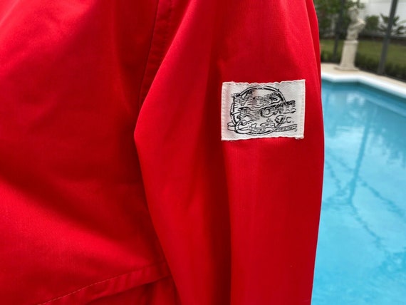 Moss Brown Goretex Red Waterproof Jacket womens XS - image 3