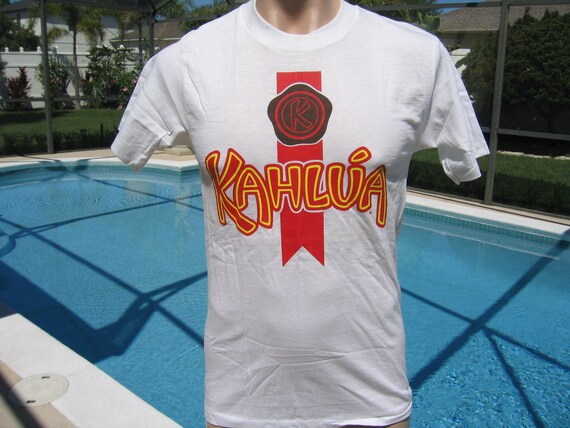 VTG 70's Kahlua Liquor Advertising T Shirt Touch … - image 2