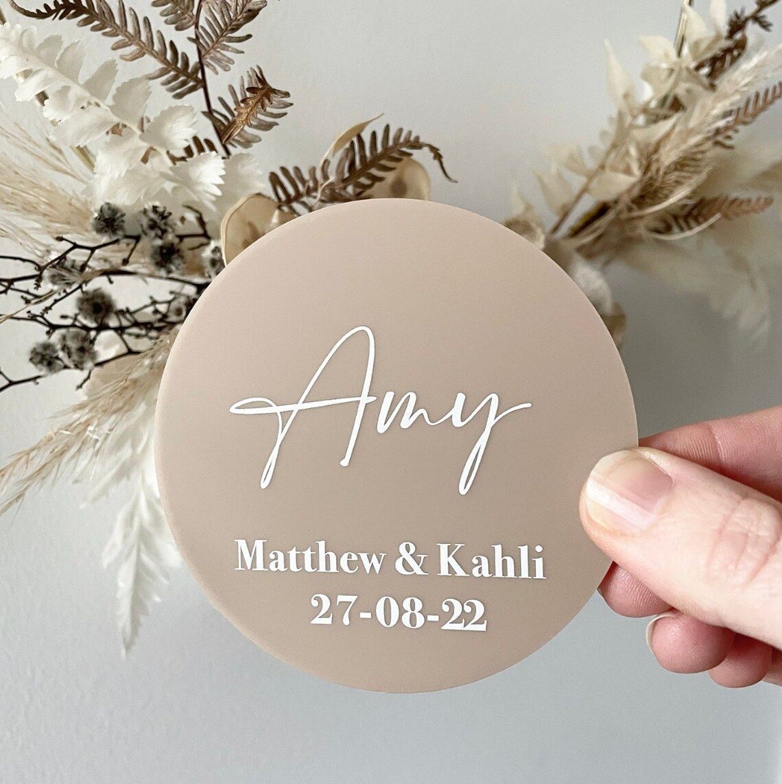 Acrylic Wedding Coasters Custom Acrylic Place Cards Etsy Australia