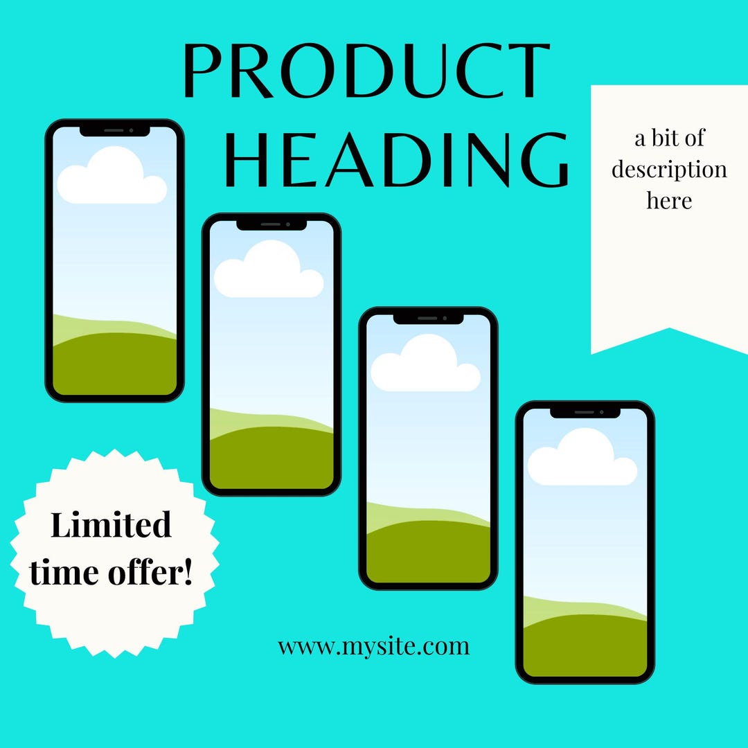 Canva Mockup Templates 40 Pages, Digital Product Mockups (digital