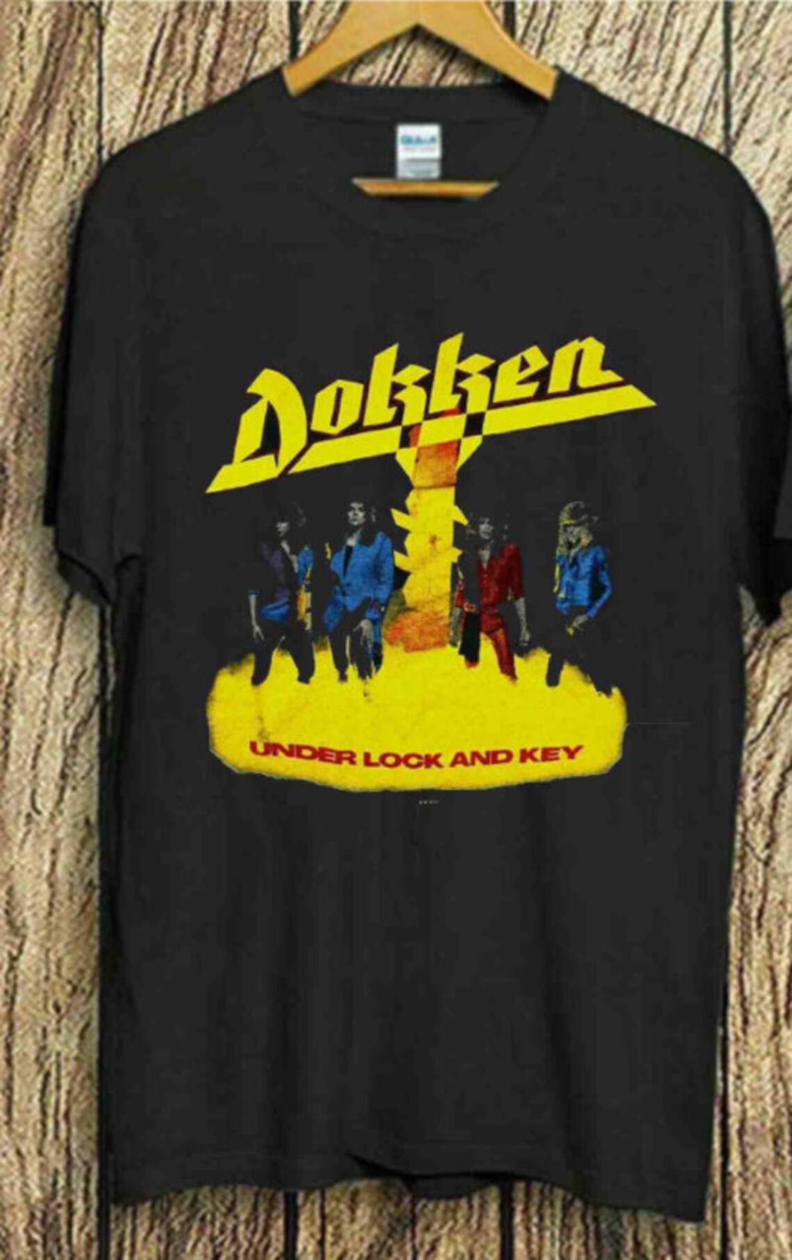 dokken under lock and key t shirt